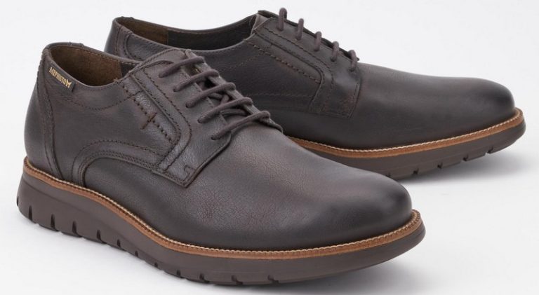 Mephisto BRETT heren veterschoen - donkerbruin leer